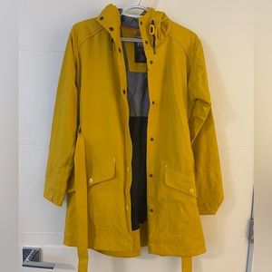 Yellow Helly Hansen women’s raincoat